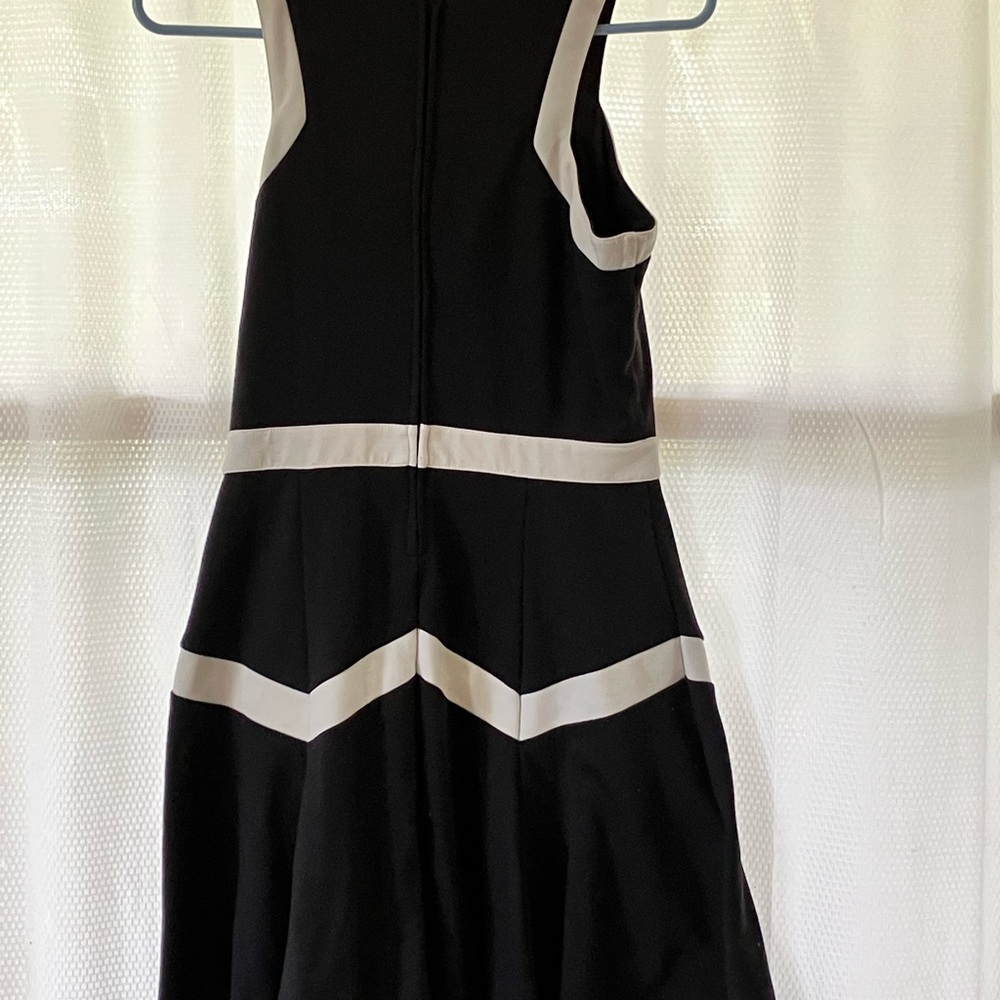 HeartSoul Black and White Fit and Flare Dress - Picture 2 of 4